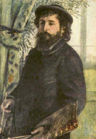 Pierre-Auguste Renoir Portrait of Claude Monet, Spain oil painting art